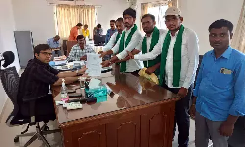 Unemployed youth files nomination in Mulugu