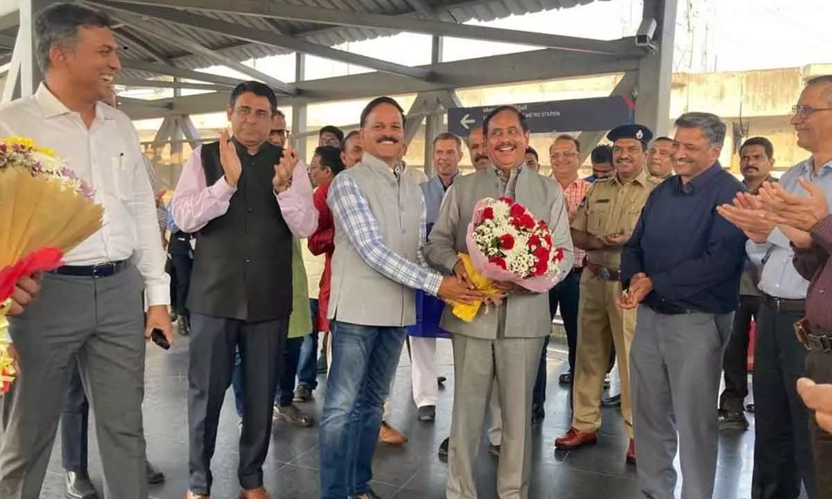 HMRL lift inaugurated at Secunderabad East metro station