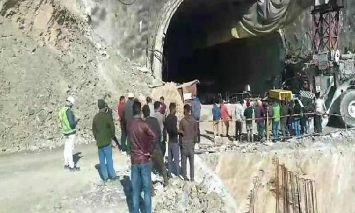 Over 36 labourers trapped as Uttarkashi under-construction tunnel collapses