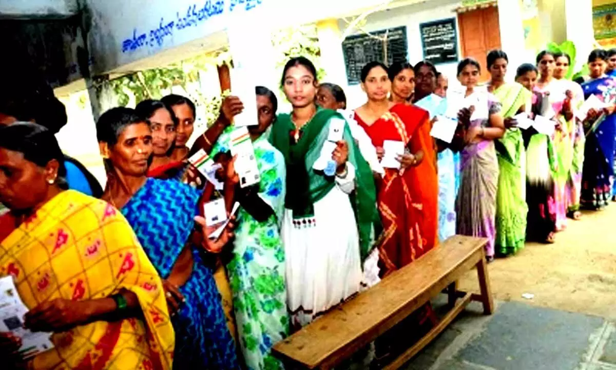 Female voters exceed males in Telangana