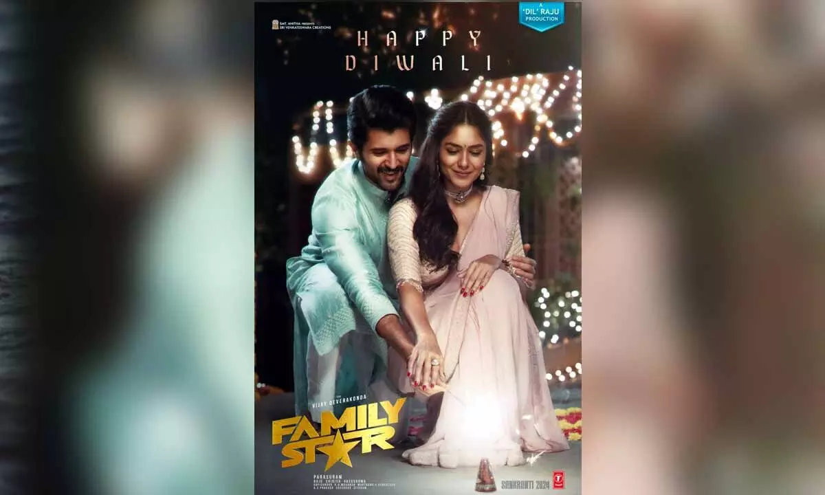 Diwali Lights Up the Anticipation for Vijay Deverakondas Family Star First Single Soon
