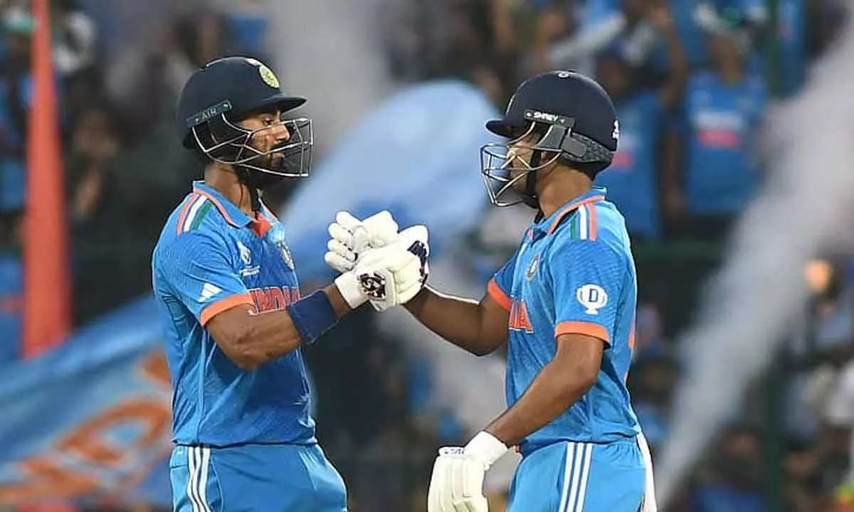 Mens ODI World Cup: Rahul, Iyer script history, add 208 runs for 4th-wicket