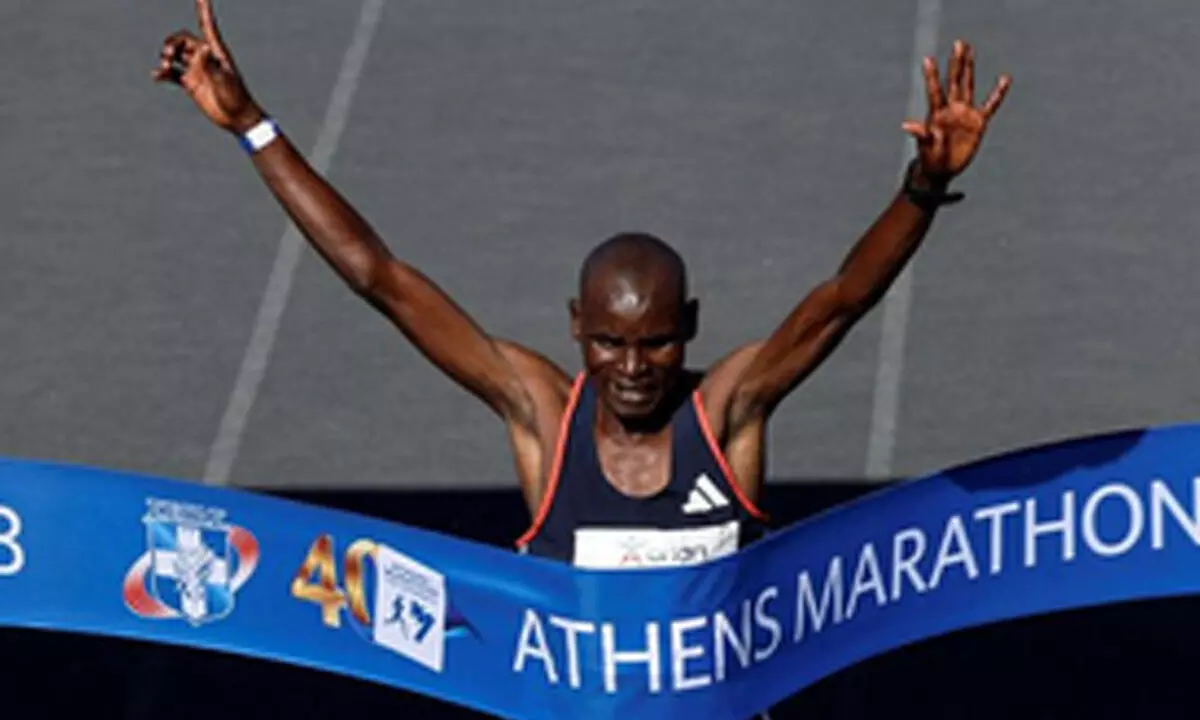 Kenyas Kiptoo wins 40th Athens Marathon with new course record