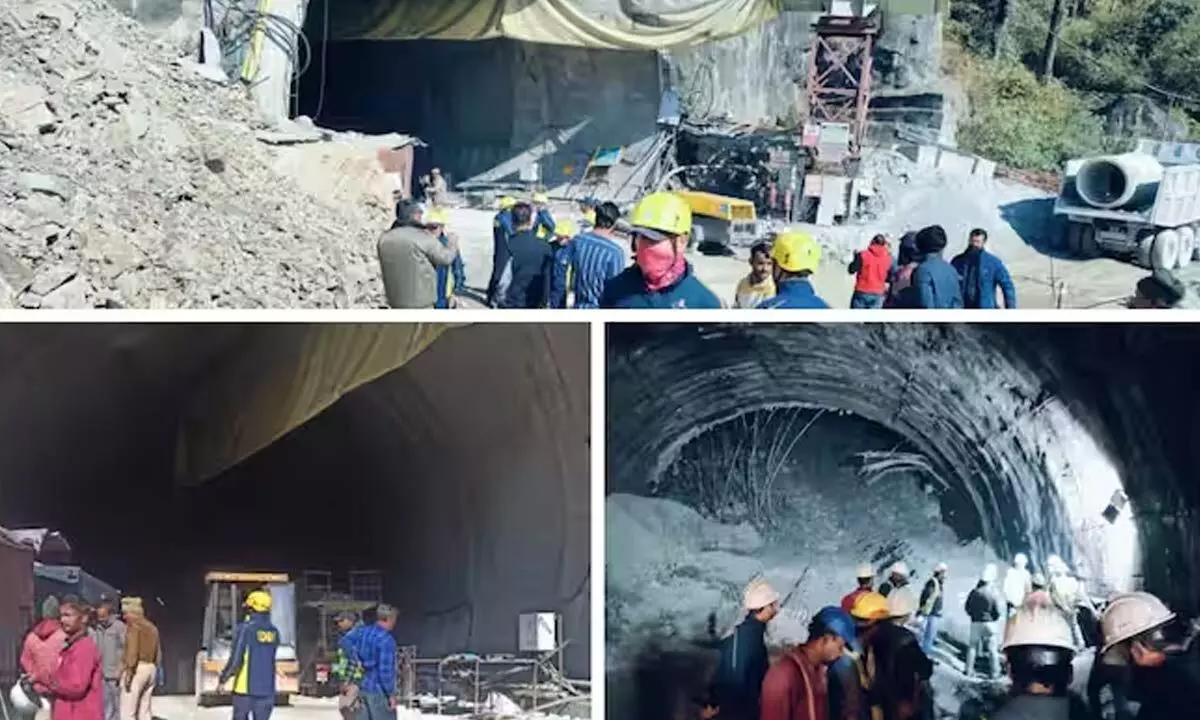 Uttarakhand Tunnel Collapse: Ongoing Rescue Efforts For Trapped Workers In Silkyara Tunnel