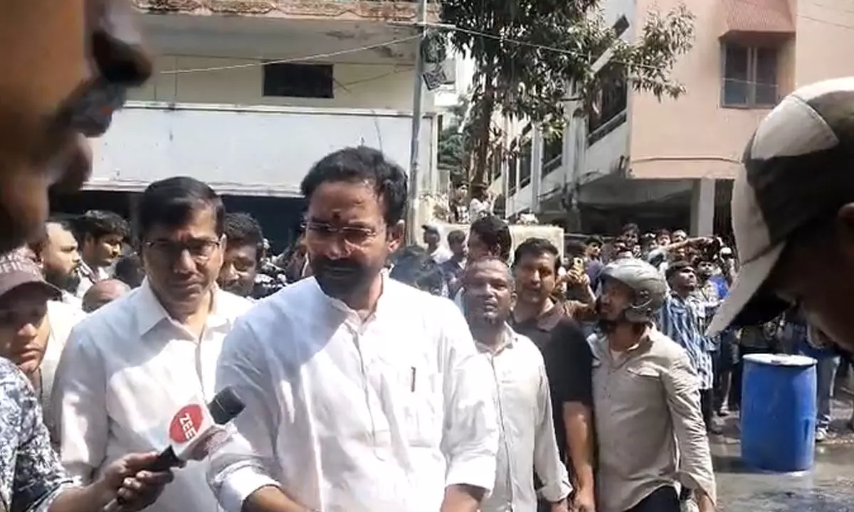 The state governments negligence caused fire accidents- Union Minister G Kishan Reddy