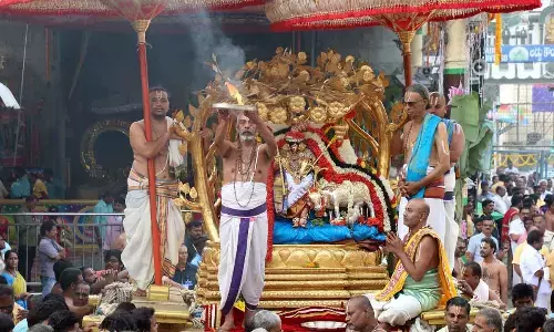 Tiruchanoor Brahmotsavam: Kalpavriksha Vahanam