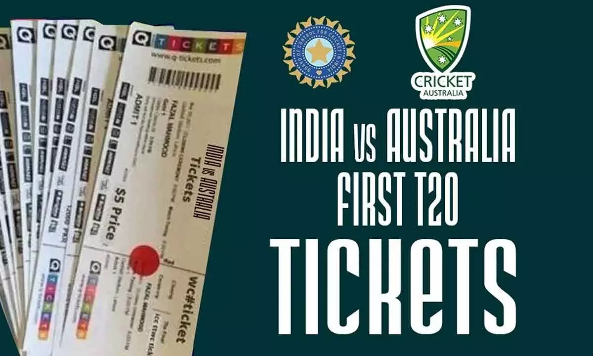 Visakahapatnam: Sale of India-Australia T20 Match tickets to begin from tomorrow