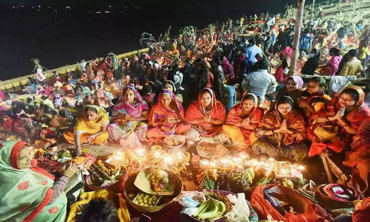 Chhath Puja 2023 Day 3 Evening Timings Of Surya Arghya Puja Vidhi And Rituals 8040