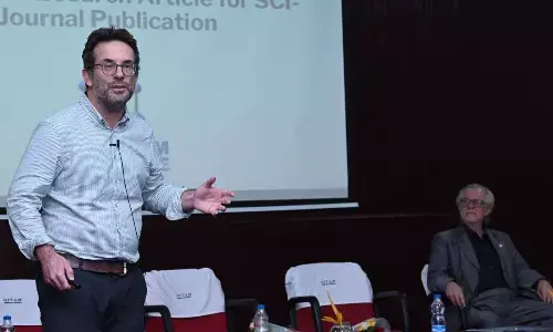 Authors at the recent workshop organised in Visakhapatnam