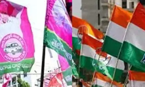 BRS, Cong leaders clash over hidden cash in Peerzadiguda