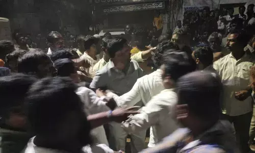 Violent Clash Erupts Between Congress and BRS Supporters in Kosgi; MLA Protests Police Inaction