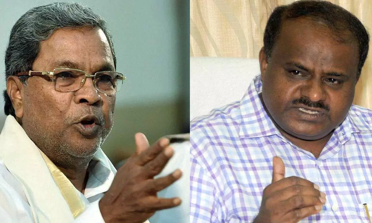 Siddaramaiah slams Kumaraswamy as JD-S leader accused of stealing power