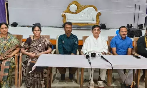 Diabetologists and endocrinologists speaking at Mega Camp in Ongole on Tuesday