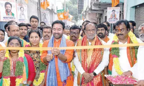 BRS govt neglected devpt of city, charges Kishan