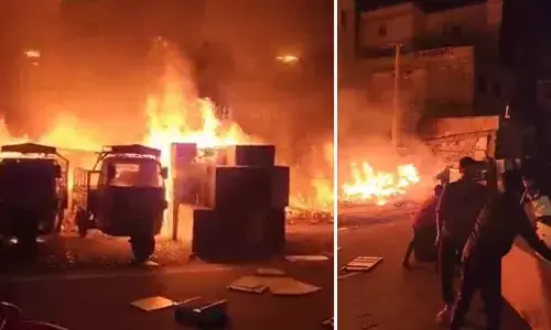 Another fire mishap rocks Nampally