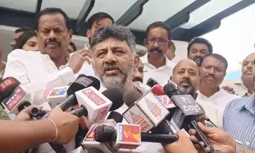 JDS joins hand with BJP in Karnataka, and speaks in favor of KCR in Telangana?: DCM DK Shivakumar