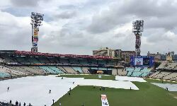 Rain playing a spoilsport at Eden Gardens!!!