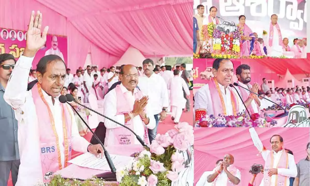 Adilabad: Congress will scrap Rythu Bandhu if voted to power, warns K Chandrasekhar Rao