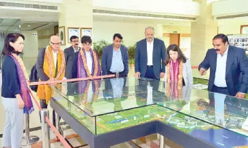 Sri City officials brief Japan delegation on the location and unique features of the SEZ