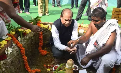 Tirupati: Bhumi puja performed for GST building construction
