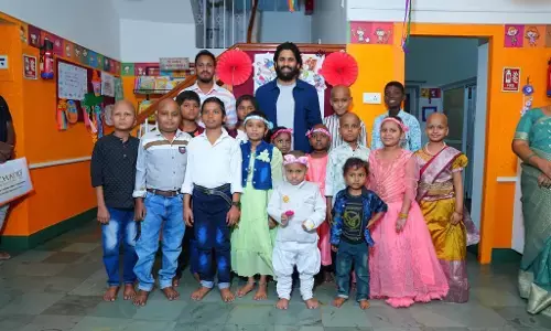 Naga Chaitanya Spends Valuable Time With Cancer Fighters