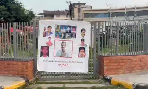 Posters targeting Rahul Gandhi surfaced in the city