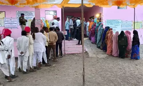 MP polls: 11.13% voter turnout till 9 am