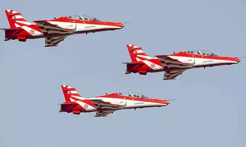 Ahmedabad: IAFs Surya Kiran team to put on air show ahead of World Cup final