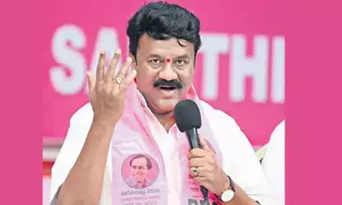 Talasani inspects arrangements for KCR’s public meeting