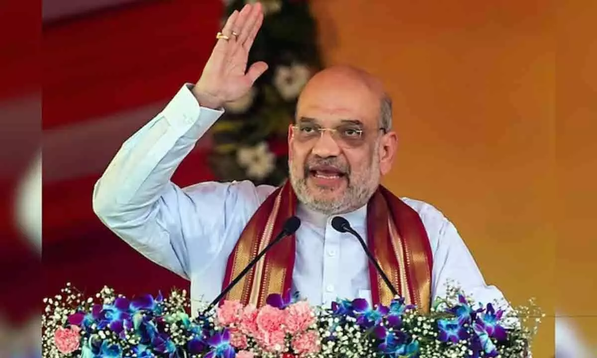 Amit Shah to hold elections campaign today in Telangana, to release manifesto