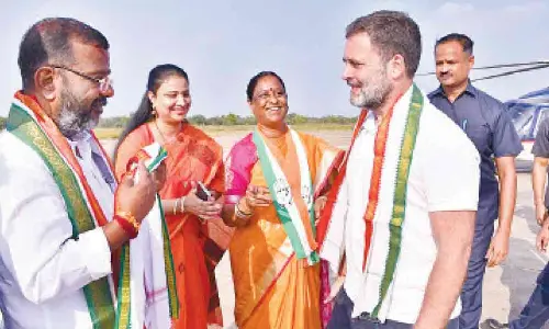 Warangal: Congress cadres in jubilant mood on Rahul’s visit