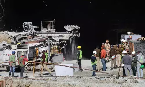 Their strength is ebbing: families after speaking to workers trapped in tunnel