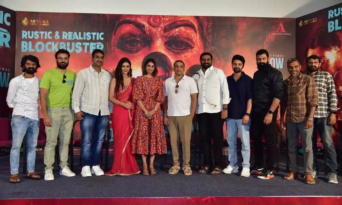 Mangalavaaram reminded me of Anveshana first. It reminded me of Arundhati as I watched it: Ace producer Dil Raju at Success Meet