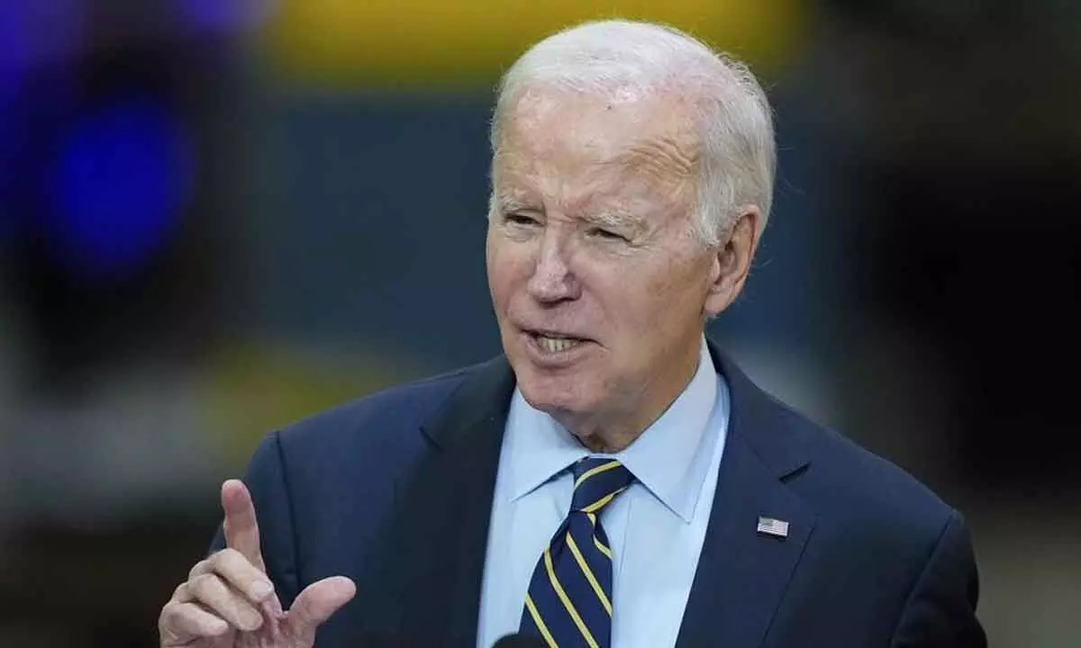 Biden says hes an optimist. But his dire warnings about Trump have become central to his campaign