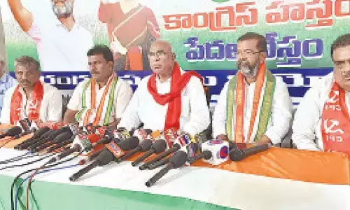 Warangal: CPI urges people to elect Congress