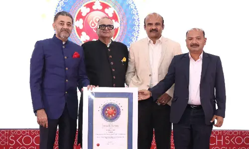 KSRTC bags prestigious SKOCH National Award for innovative Insurance Scheme