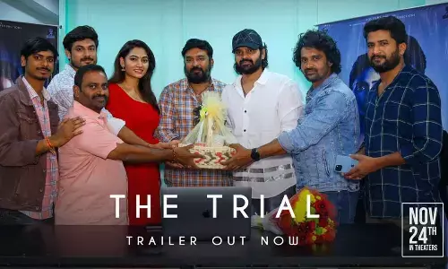 The Trial trailer launched by hero Sree Vishnu, grand release in theaters on November 24th
