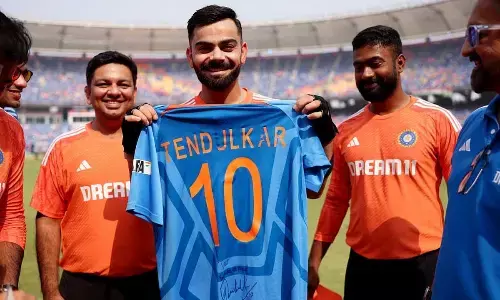 Prized possession for Kohli: Tendulkar gifts him iconic No. 10 jersey