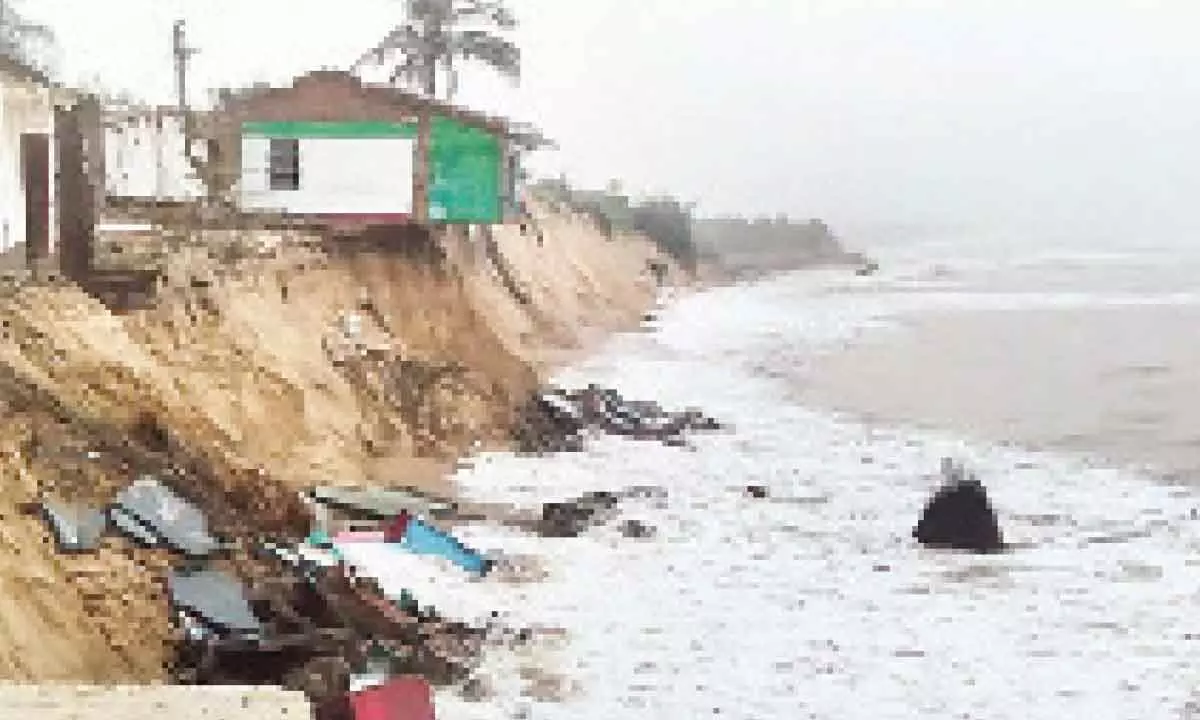 Odisha’s eroded coastline exposes villages to storm surges