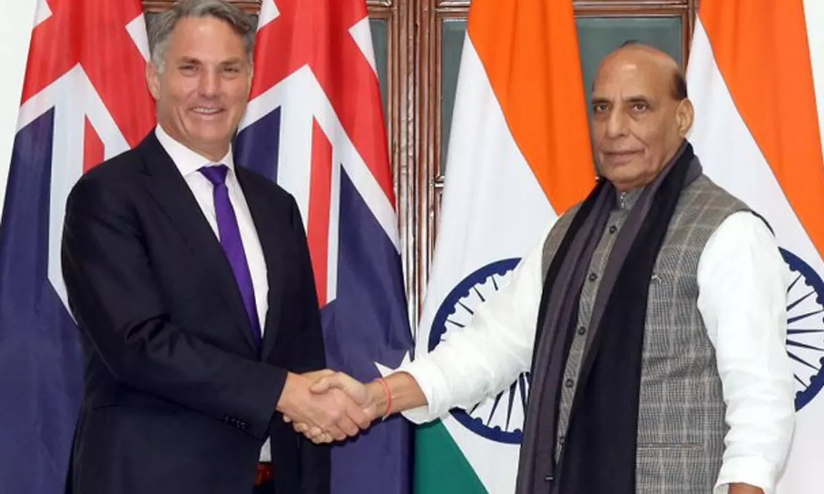 Rajnath meets Aus ministers; holds talks on AI, defence cooperation