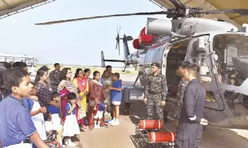 Navy Day Celebrations: Specially-abled children visit INS Dega