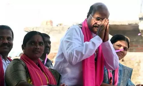 BRS candidate Manchireddy Kishan Reddy conducts roadshow in Yacharam