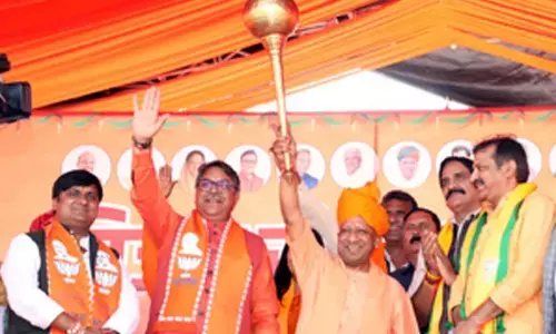 Congress has always denied existence of Ram and Krishna, says Yogi in Rajasthans Amer