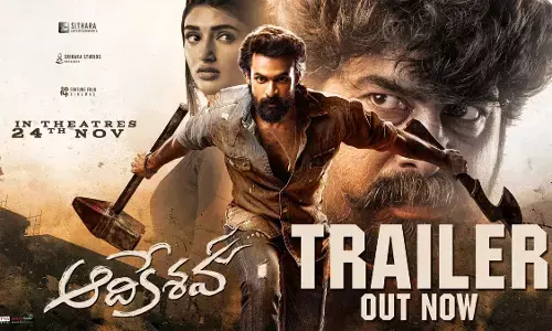 Aadikeshava trailer: Vaishnav Tej shines in mass avatar
