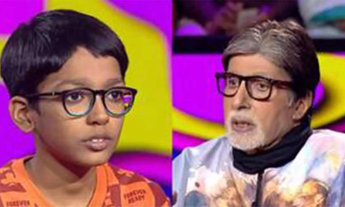 Big B goes speechless as 11-yr-old KBC 15 contestant reveals his reason to time travel