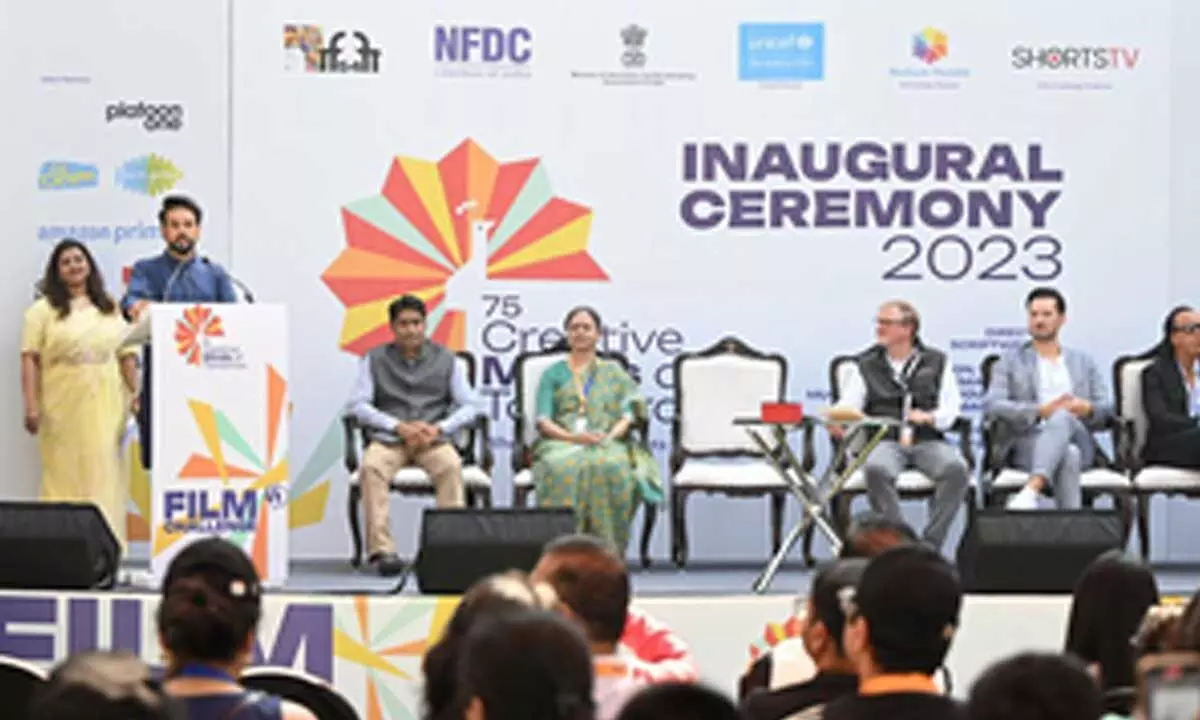 Film challenge 75 Creative Minds of Tomorrow launched at IFFI