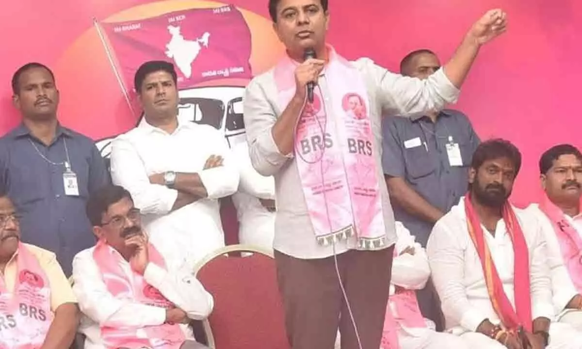 Congress file complaint with ECI over KTR’s way of campaigning