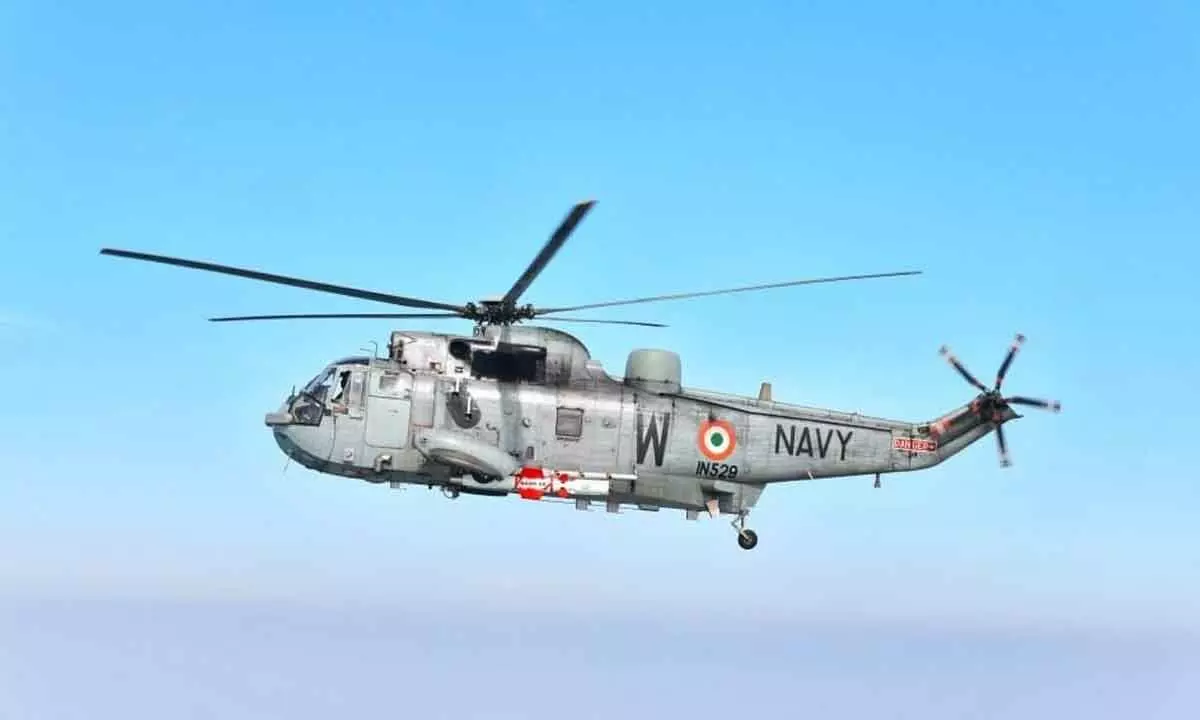 Indian Navy in association with DRDO undertook guided flight trials of the first indigenously developed naval anti-ship missile from Seaking 42B helicopter