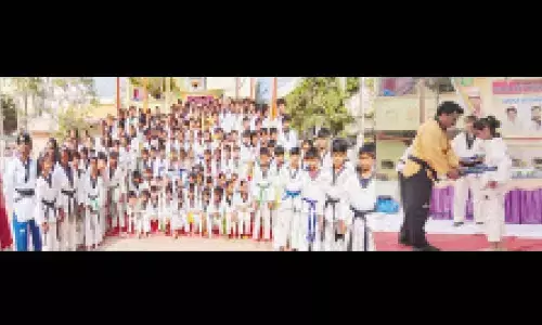 Young martial artists go through hard knocks to upgrade defensive skills