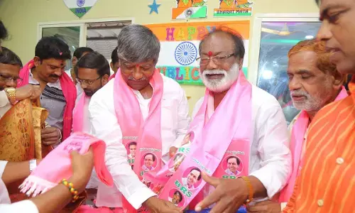 Nai Brahmins and Vishwa Brahmins extended support to BRS candidate Theegulla Padmarao